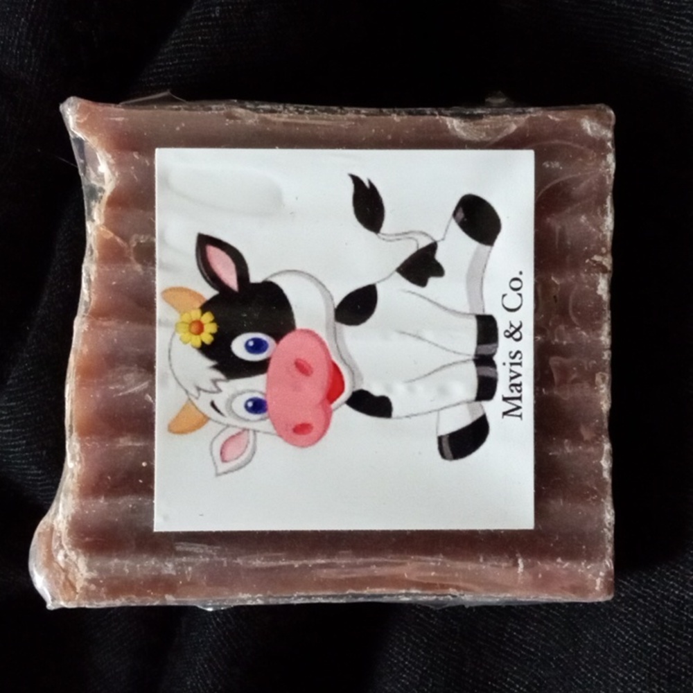 Chocolate scent cow milk soap
